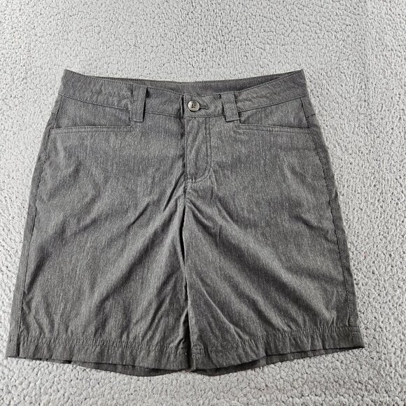 Eddie Bauer Shorts Womens 4 Gray Hiking Outdoor Nylon Blend Stretch Lightweight - Picture 1 of 14